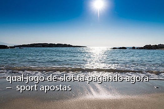 qual jogo de slot ta pagando agora - sport apostas